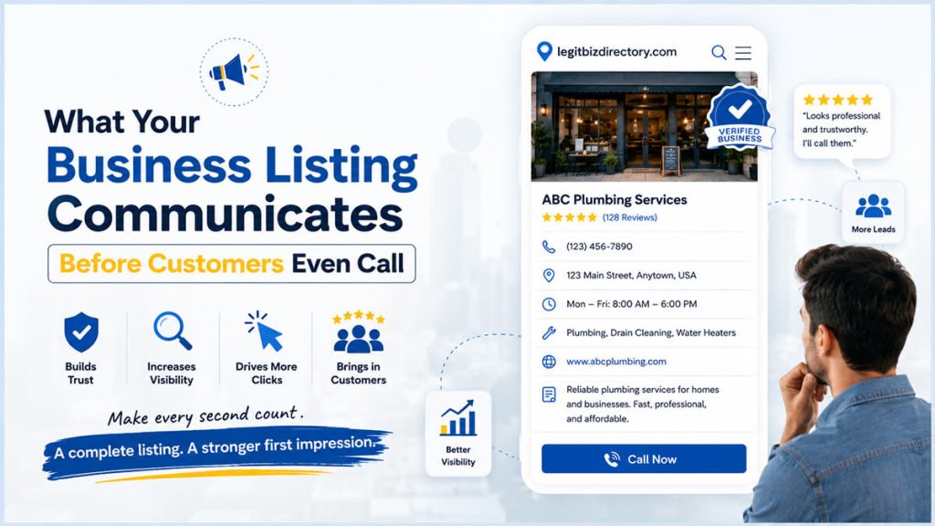 What Your Business Listing Communicates Before Customers Even Call